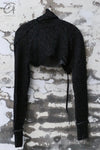 Marc Le Bihan Shoulder Sweater 2733 France Handmade MLB-2733-HEI Black
